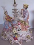 large Capodimonte lamp