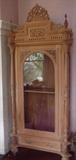 1 of 2 ornate display cabinets