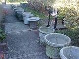 cement pots & planters