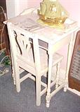 telephone table & chair