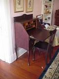 desk opened