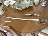 Japanese sword, German bayonette
