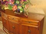 Hickory buffet and arrangement