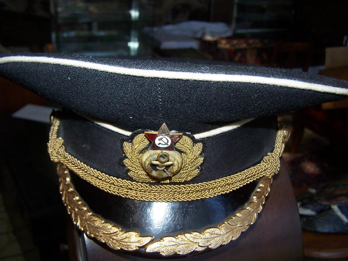 RUSSIAN NAVAL OFFICER HAT