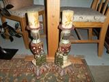 Dozens of pairs of great candlesticks