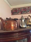 various tea kettles