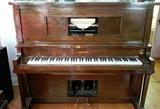 c1920 Hobart M. Cable upright player piano with bench

