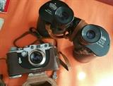 Kowa 7x50 binoculars.......Leotax camera