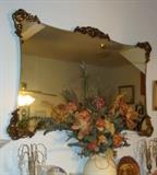 GORGEOUS "LARGE" ANTIQUE MIRROR