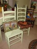 LADDER BACK CHAIRS