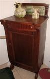 ANTIQUE DRY SINK WITH MIRROR