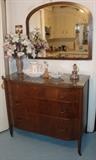 ANTIQUE DRESSER ON CASTERS