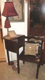 ANTIQUE GOSSIP BENCH/SEAT/CHAIR