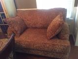 
#45 klausser Sofa red gold $200
#46 Klausser loveseat red gold $150