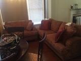 #45 klausser Sofa red gold $200
#46 Klausser loveseat red gold $150 