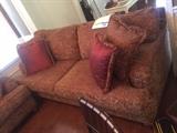 #45 klausser Sofa red gold $200
#46 Klausser loveseat red gold $150 