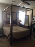 #3 Wilshire Canopy Platform Bed (Queen)$350
