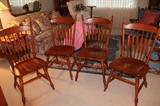 Tell City Chair Company Cattail Dining Room Chairs  pictured only 4 but there is a total of 6.  