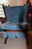 Tell City Chair Co.  Rocker - in Antique Blue 