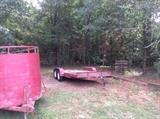 16 ft flatbed trailer new tires and rims