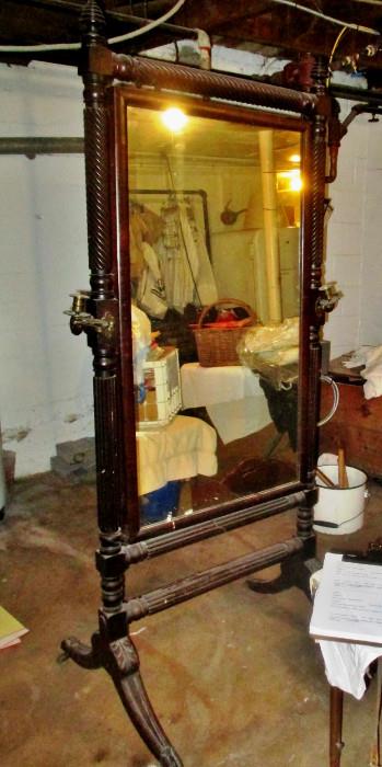 Regency Cheval Mirror, c. 1815