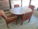 VINTAGE SOLID OAK DINETTE