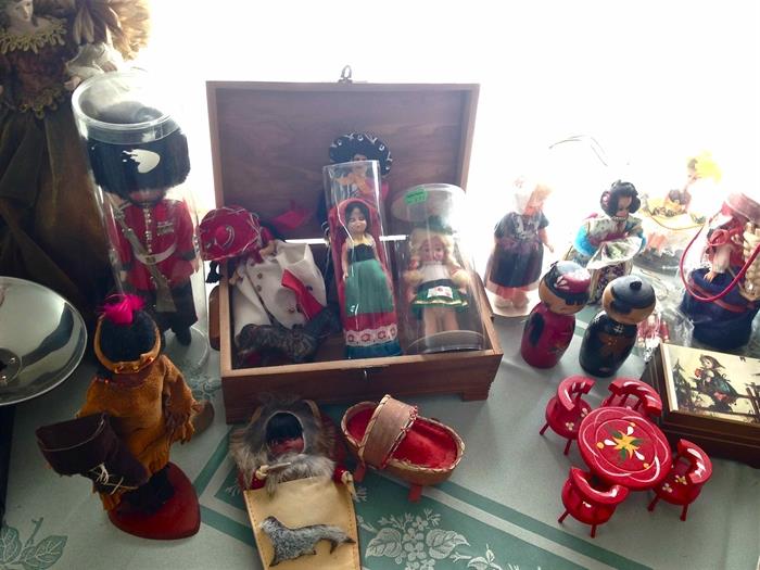 Collection of collectible dolls