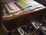 Footboard of vintage bedroom set