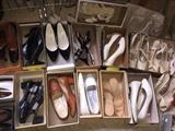 A TON of shoes, women's size 9, vintage and contemporary