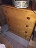 Vintage wood dresser