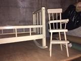 Vintage doll high chair