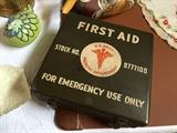 Vintage army first aid kit