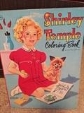 Vintage Shirley Temple Coloring Book Saalfield 4589 1958 Some Pages Colored