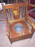 Vintage child's Potty training chair
