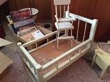 Vintage doll furniture