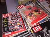 Hundreds of Life Magazines