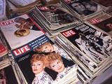 Hundreds of Life Magazines