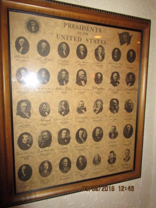 36 PRESIDENTS OF THE UNITED STATES