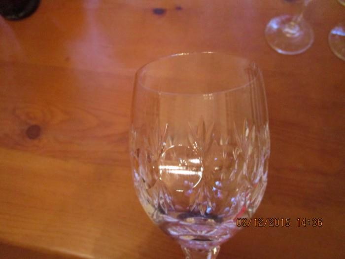 CRYSTAL WINE GLASSES - SET OF 12