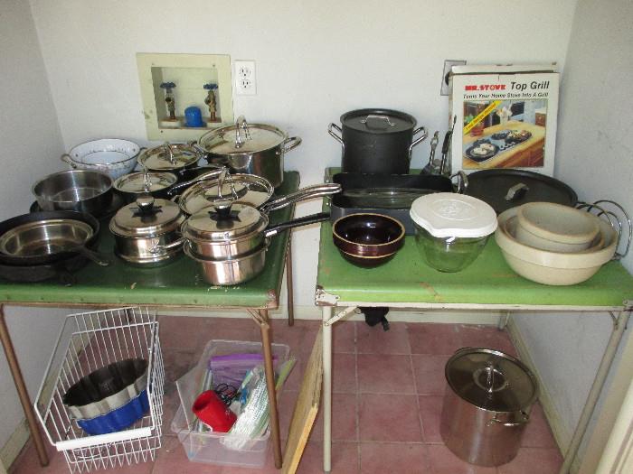 Pots and Pans, Stoneware, Bean Pot not Pictured