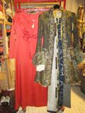 Fancy dress coat and Lyric Opera court-wear costume (and an obie hanging too)