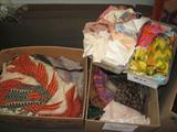 Vintage and modern wool & silk scarves, including Vera and hankies