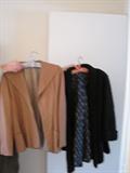 1940's Leather Jacket and Curly Lamb Jacket