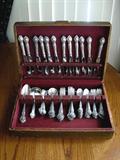 Gorhan English Gadroon Sterling Silver + Chest