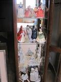 Royal Doulton and Lladro figurines. Curio.