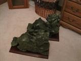 Very large Jade Foo Dogs.
