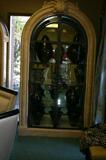 Judge Cribs stone curio from a castle out of Europe.