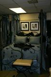 Beautiful Iron bed with a touch of CLASS. A MUST SEE!