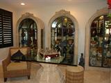 Game room photo in the home of the late Judge Cribs.