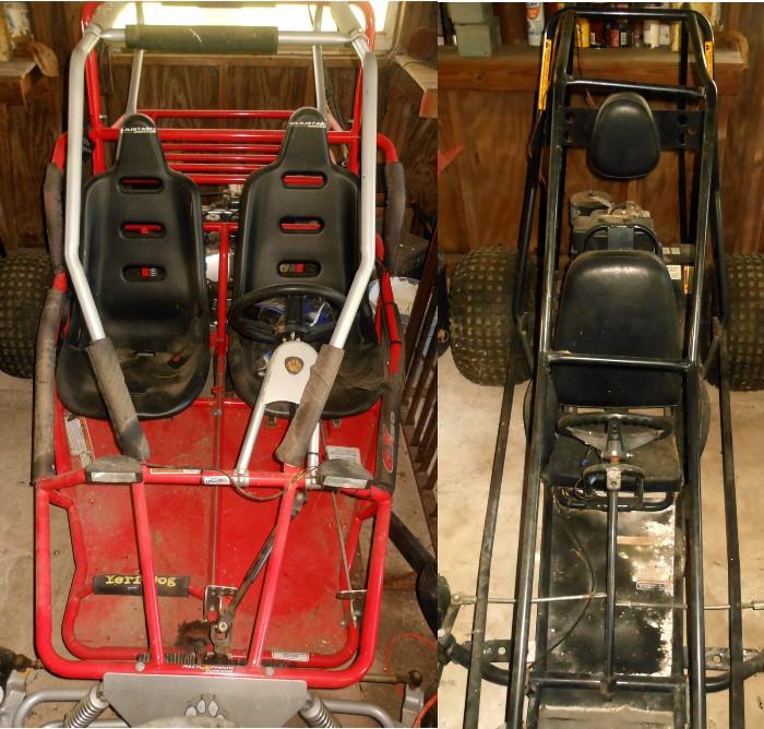 Yerf-Dog 2 Seater Go Cart and Single Seater Go Cart 